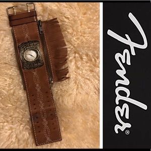 Fender watch with fringes